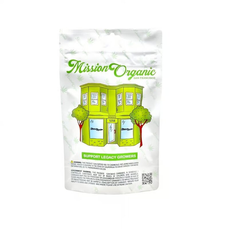 Mission Organic Dispensary -- Cannabis Icon Set on Product Packaging