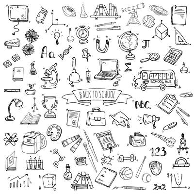 Back to School Icon Set 2