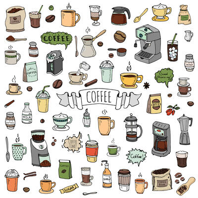 Coffee Icon Set (Color)