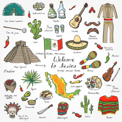 Mexico Icon Set 1