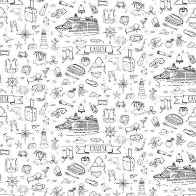 Cruise Seamless Pattern 1