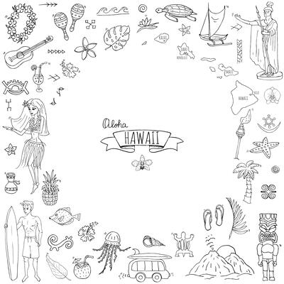 Hawaii Icon Set 5