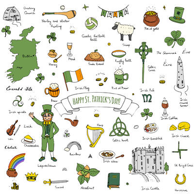 St. Patrick's Day Icon Set 1