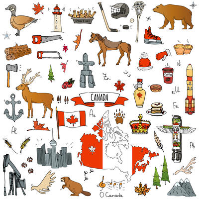 Canada Icon Set (Color)