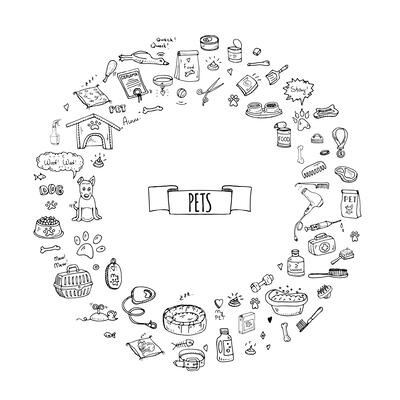 Pet Supply Wreath Set 1