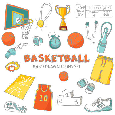 Basketball Icon Set 2