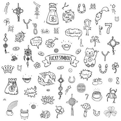 Lucky Symbols Icon Set